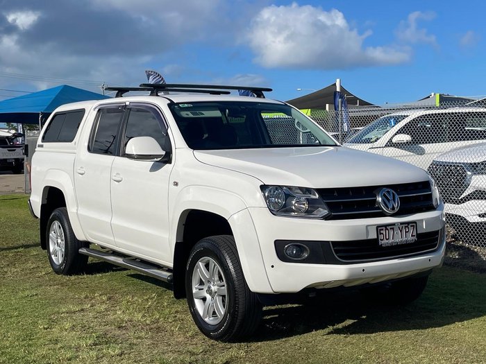 2014 Volkswagen Amarok TDI400 Highline 2H MY15 4X4 Dual Range Candy White