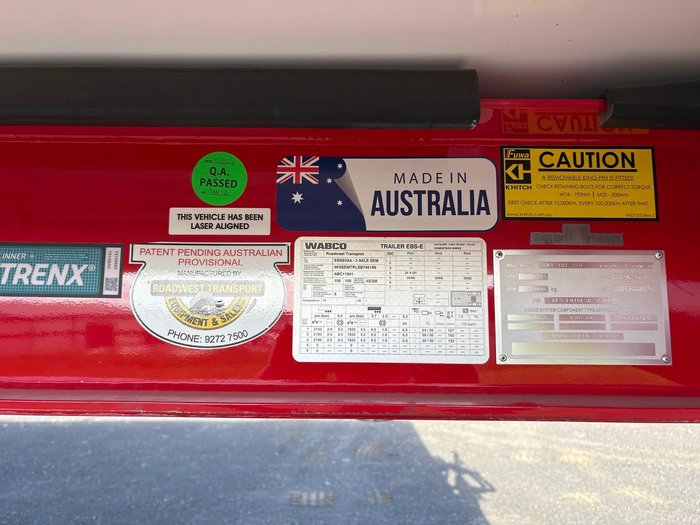 2026 Roadwest Side Tipper