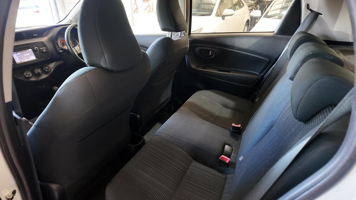 2017 Toyota Yaris Ascent NCP130R Glacier White