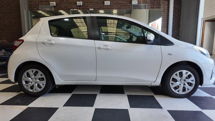 2017 Toyota Yaris Ascent NCP130R Glacier White