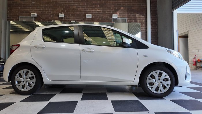 2017 Toyota Yaris Ascent NCP130R Glacier White