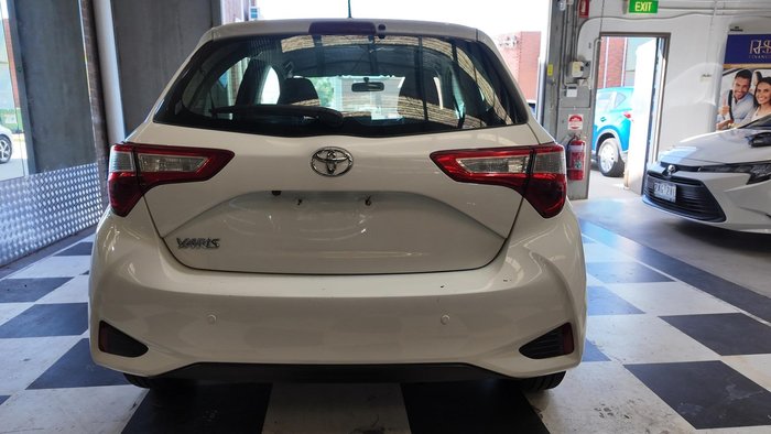2017 Toyota Yaris Ascent NCP130R Glacier White