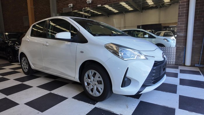 2017 Toyota Yaris Ascent NCP130R Glacier White