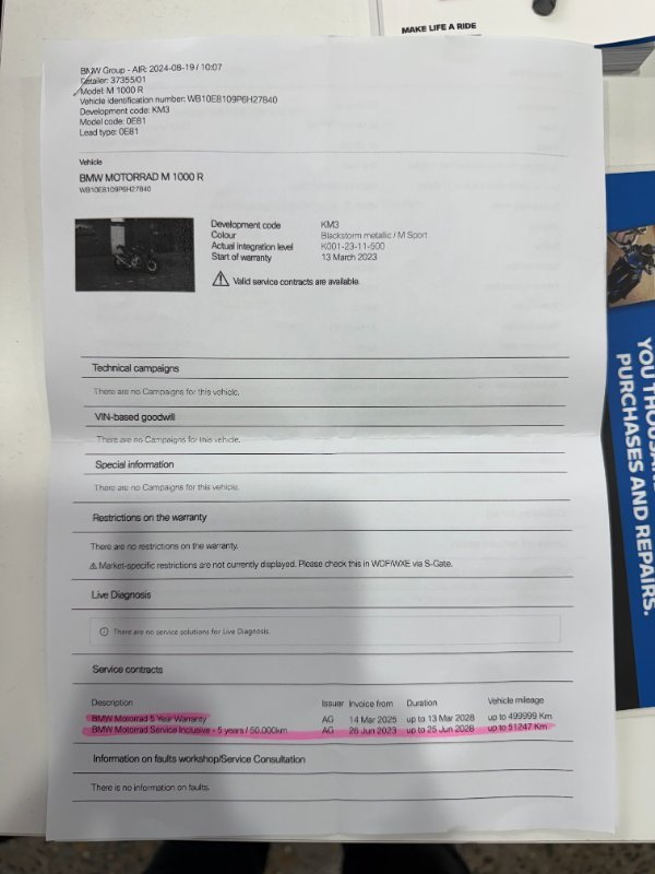 2023 BMW Motorrad M 1000 R BLACKST.M./M MOTORSPORT