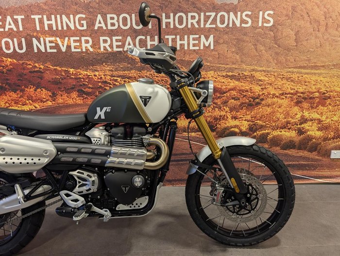 2026 Triumph Scrambler XE Scrambler White