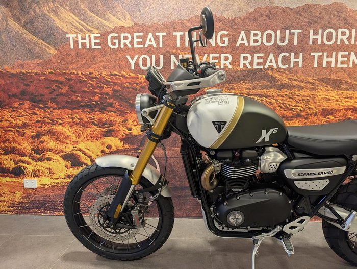 2026 Triumph Scrambler XE Scrambler White
