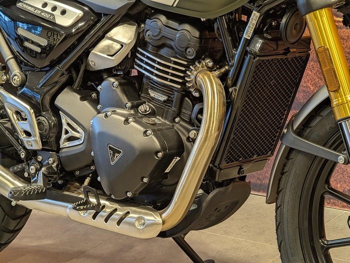 2025 Triumph Scrambler 400 X Scrambler Green