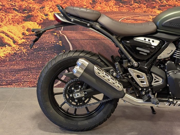 2025 Triumph Scrambler 400 X Scrambler Green