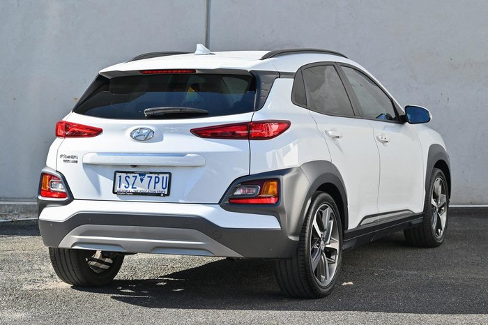 2020 Hyundai Kona Highlander OS.3 MY20 Chalk White