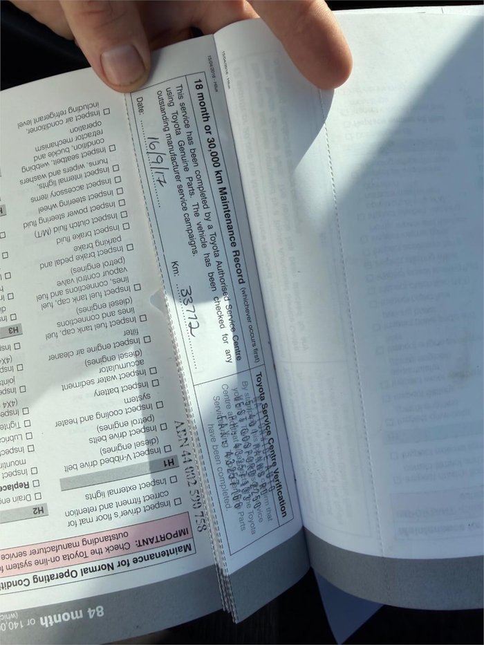 2016 TOYOTA HILUX WORKMATE