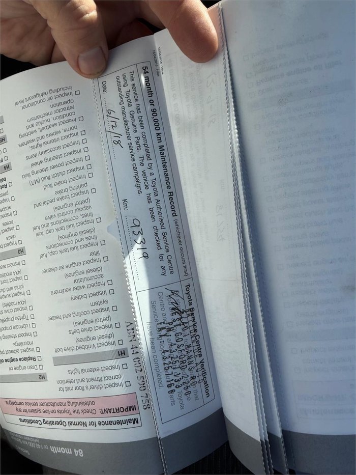 2016 TOYOTA HILUX WORKMATE