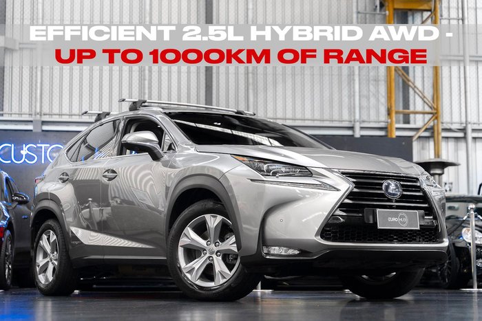 2015 Lexus NX 300h Sports Luxury AYZ15R AWD Mercury Grey