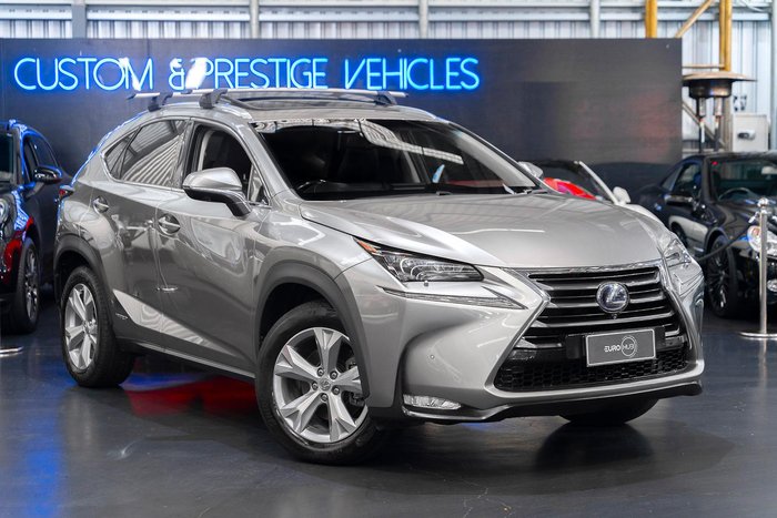 2015 Lexus NX 300h Sports Luxury AYZ15R AWD Mercury Grey