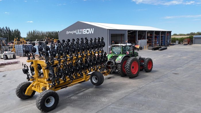 0 SERAFIN ULTISOW FORWARD FOLD S1248 SINGLE DISC SEEDER YELLOW