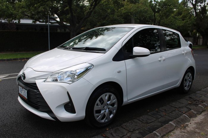 2019 Toyota Yaris Ascent NCP130R Glacier White