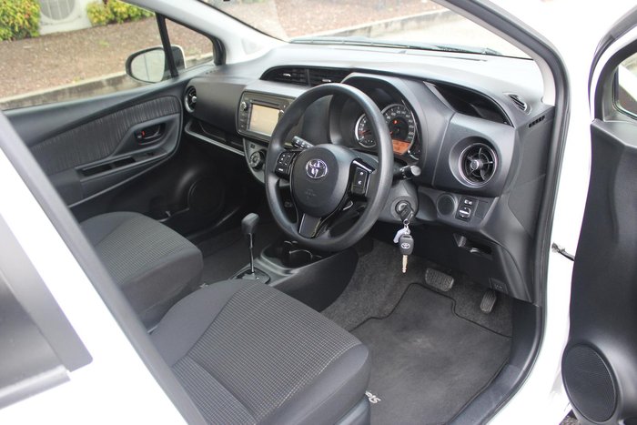 2019 Toyota Yaris Ascent NCP130R Glacier White