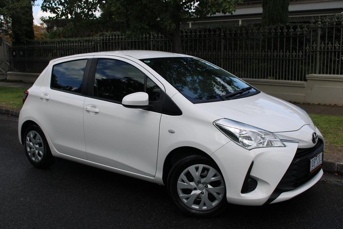 2019 Toyota Yaris Ascent NCP130R Glacier White