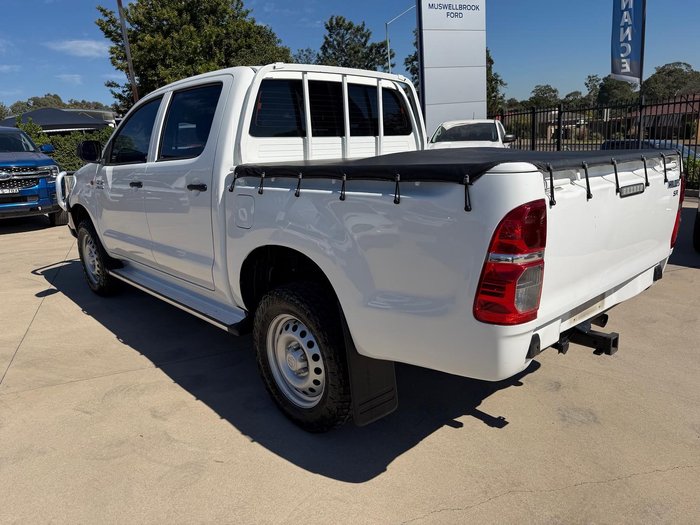 2014 Toyota Hilux SR KUN26R MY14 4X4 Dual Range Glacier White