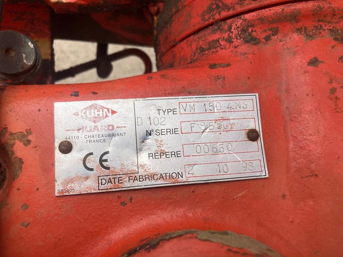 Kuhn Vari-Master 150 Reversable Plough