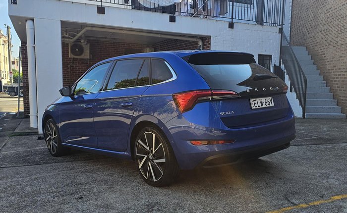 2020 SKODA Scala 110TSI Launch Edition NW MY20.5 Race Blue