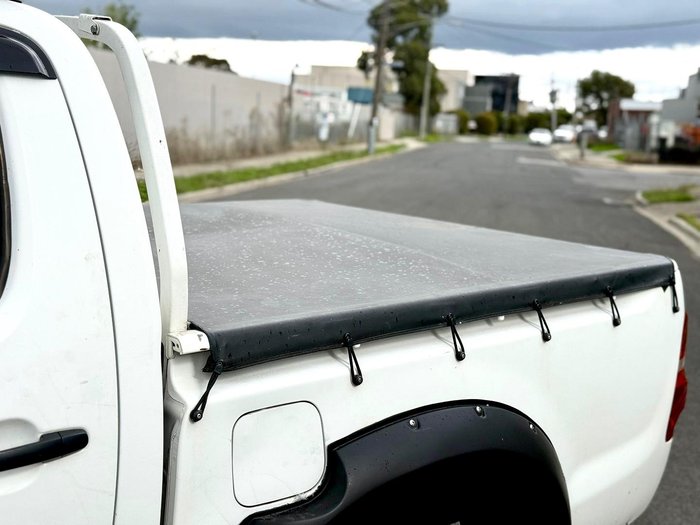 2013 Toyota Hilux SR KUN26R MY12 4X4 Glacier White