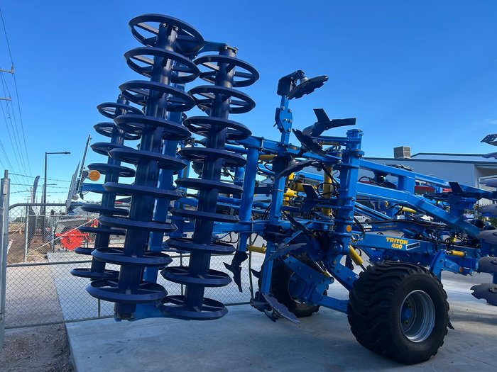 0 FARMET TRITION HEAVY 490PS COMBINED DISC & TYNE CULTIVATOR BLUE