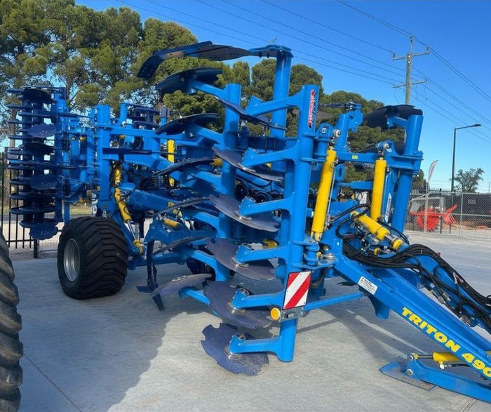 0 FARMET TRITION HEAVY 490PS COMBINED DISC & TYNE CULTIVATOR BLUE