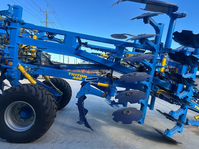 0 FARMET TRITION HEAVY 490PS COMBINED DISC & TYNE CULTIVATOR BLUE