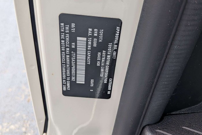 2021 Toyota Hiace