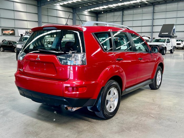 2010 Mitsubishi Outlander LS ZH MY10 4X4 On Demand Red