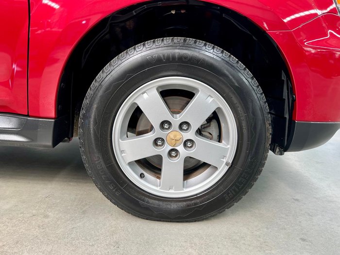 2010 Mitsubishi Outlander LS ZH MY10 4X4 On Demand Red