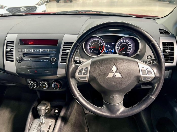 2010 Mitsubishi Outlander LS ZH MY10 4X4 On Demand Red