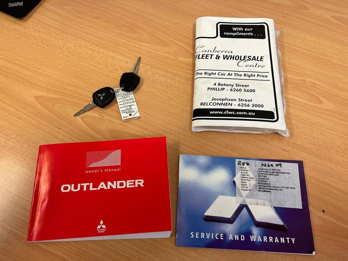 2010 Mitsubishi Outlander LS ZH MY10 4X4 On Demand Red