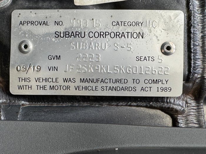 2019 Subaru Forester 2.5i