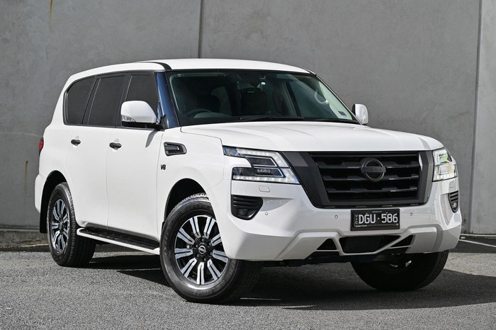 2024 Nissan Patrol Ti Y62 MY24 4X4 Dual Range Moonstone White