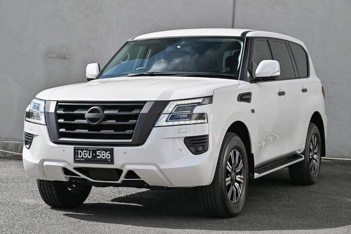 2024 Nissan Patrol Ti Y62 MY24 4X4 Dual Range Moonstone White