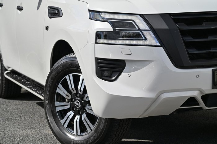 2024 Nissan Patrol Ti Y62 MY24 4X4 Dual Range Moonstone White