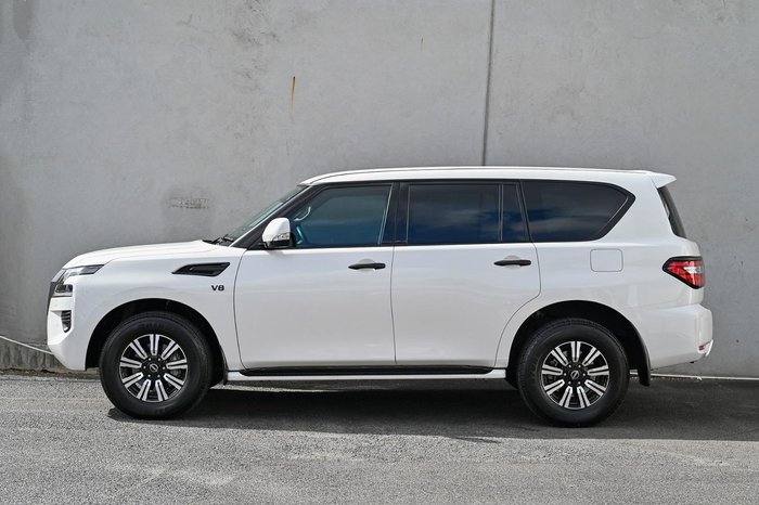 2024 Nissan Patrol Ti Y62 MY24 4X4 Dual Range Moonstone White