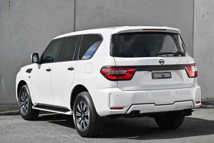 2024 Nissan Patrol Ti Y62 MY24 4X4 Dual Range Moonstone White