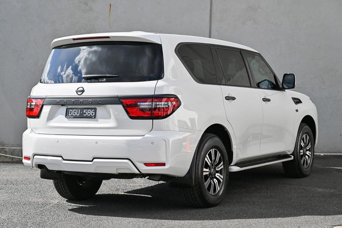 2024 Nissan Patrol Ti Y62 MY24 4X4 Dual Range Moonstone White