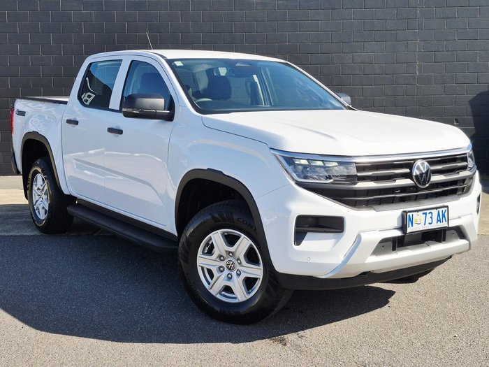 2025 Volkswagen Amarok TDI405 Core NF MY25 4X4 Dual Range Clear White
