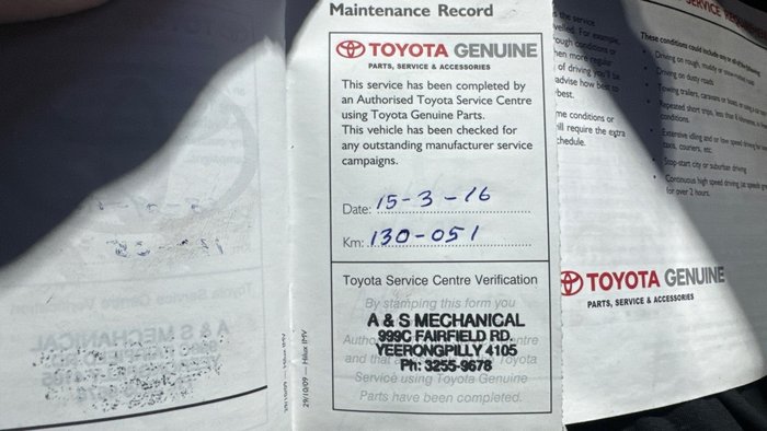 2010 Toyota Hilux SR5