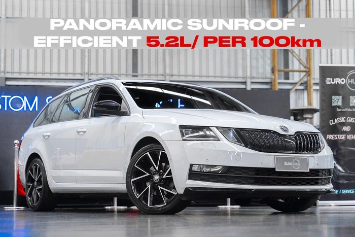 2020 SKODA Octavia Sport 110TSI NE MY20.5 Moon White