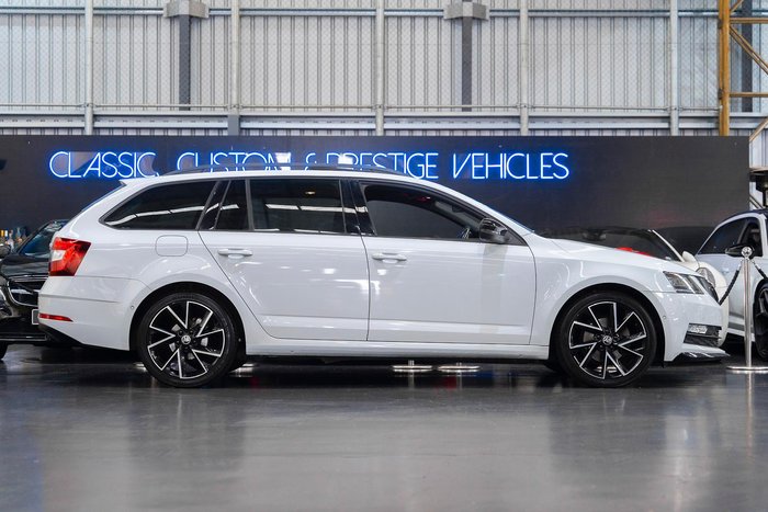 2020 SKODA Octavia Sport 110TSI NE MY20.5 Moon White