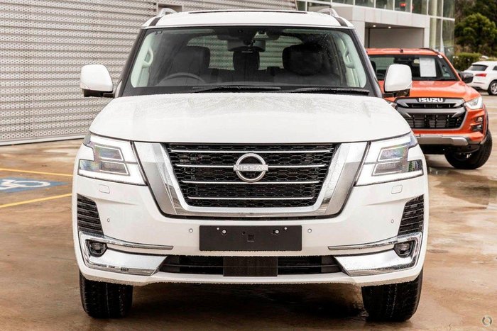 2026 Nissan Patrol Ti-L Y62 MY26 4X4 Dual Range Moonstone White