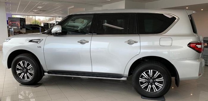 2026 Nissan Patrol Ti Y62 MY26 4X4 Dual Range Brilliant Silver