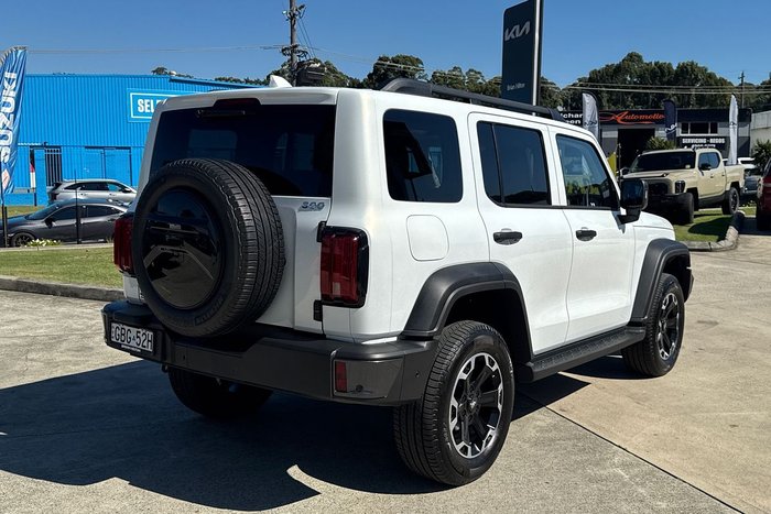 2026 GWM Tank 300 Ultra Hi4-T PHEV P01 4X4 Dual Range Pearl White (9F01)