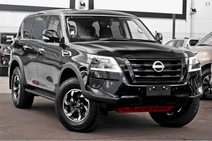 2026 Nissan Patrol Warrior Y62 MY26 4X4 Dual Range Black Obsidian