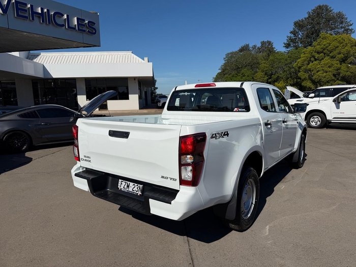 2025 Isuzu D-MAX SX MY24 4X4 Dual Range Mineral White