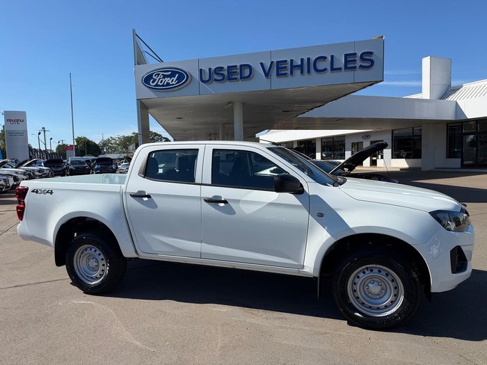 2025 Isuzu D-MAX SX MY24 4X4 Dual Range Mineral White